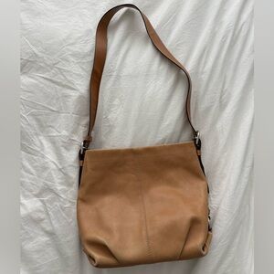 Coach Tan Leather Crossbody Bag